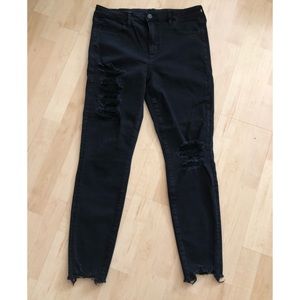 Like New AE high Waisted Jegging Crop